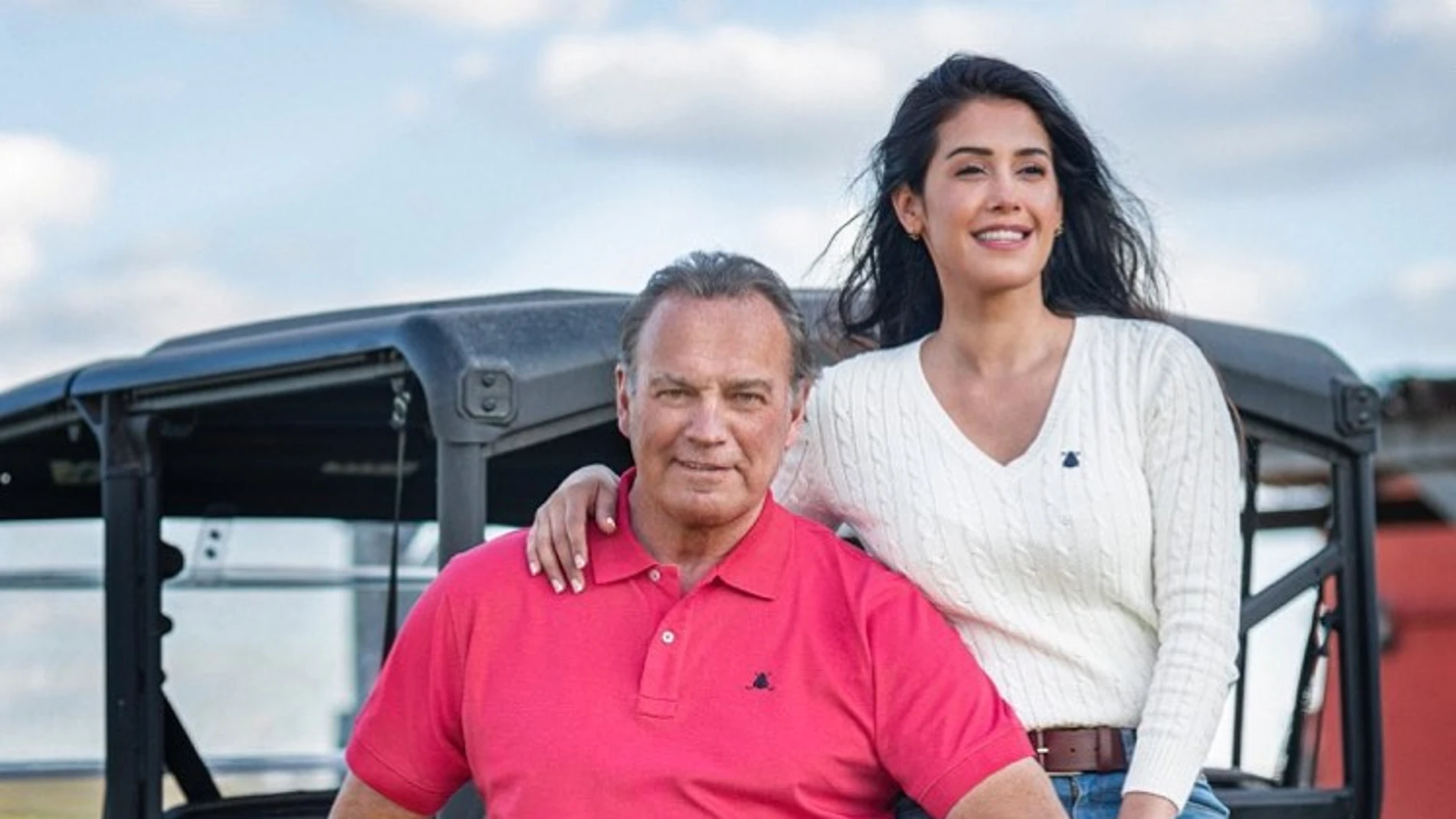 Bertín Osborne y Gabriela Guillén en una campaña de El Capote
