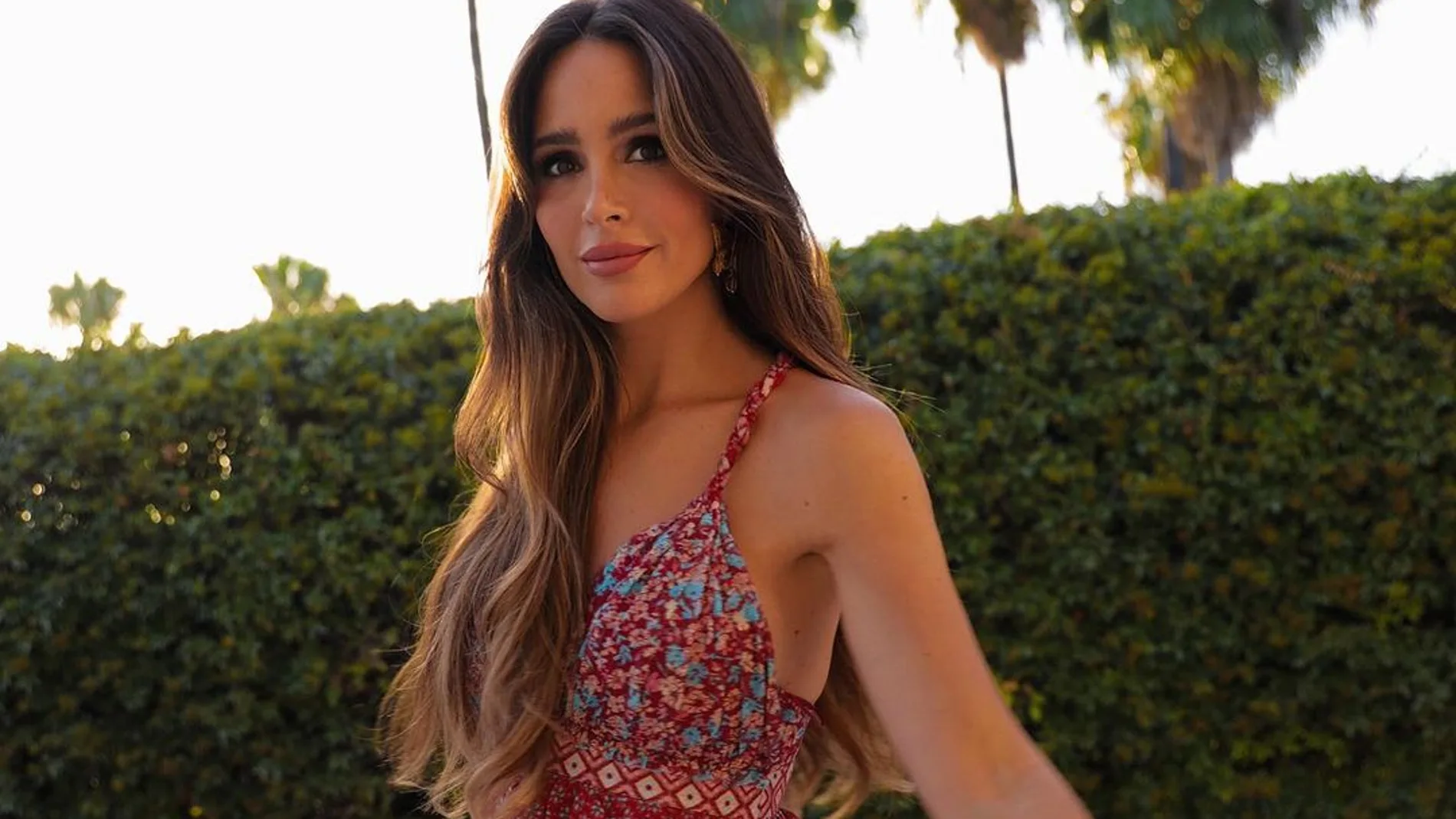 Rocío Osorno con vestido de Zara.