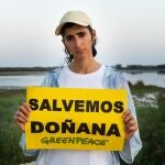 Agricultura.- Alba Flores denuncia con Greenpeace las "falsas" soluciones políticas que ponen en riesgo el Parque Nacional de Doñana