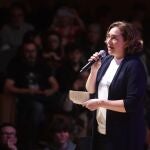 La ex alcaldesa de Barcelona Ada Colau