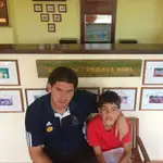 Carlos Alcaraz, junto a Kiko Navarro, su primer entrenador