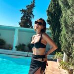 Eugenia Osborne con el bronceado perfecto.