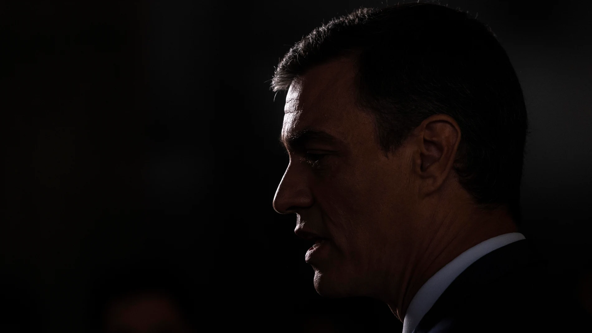 Pedro Sánchez a su llegada al debate a tres. @Gonzalo Pérez Mata