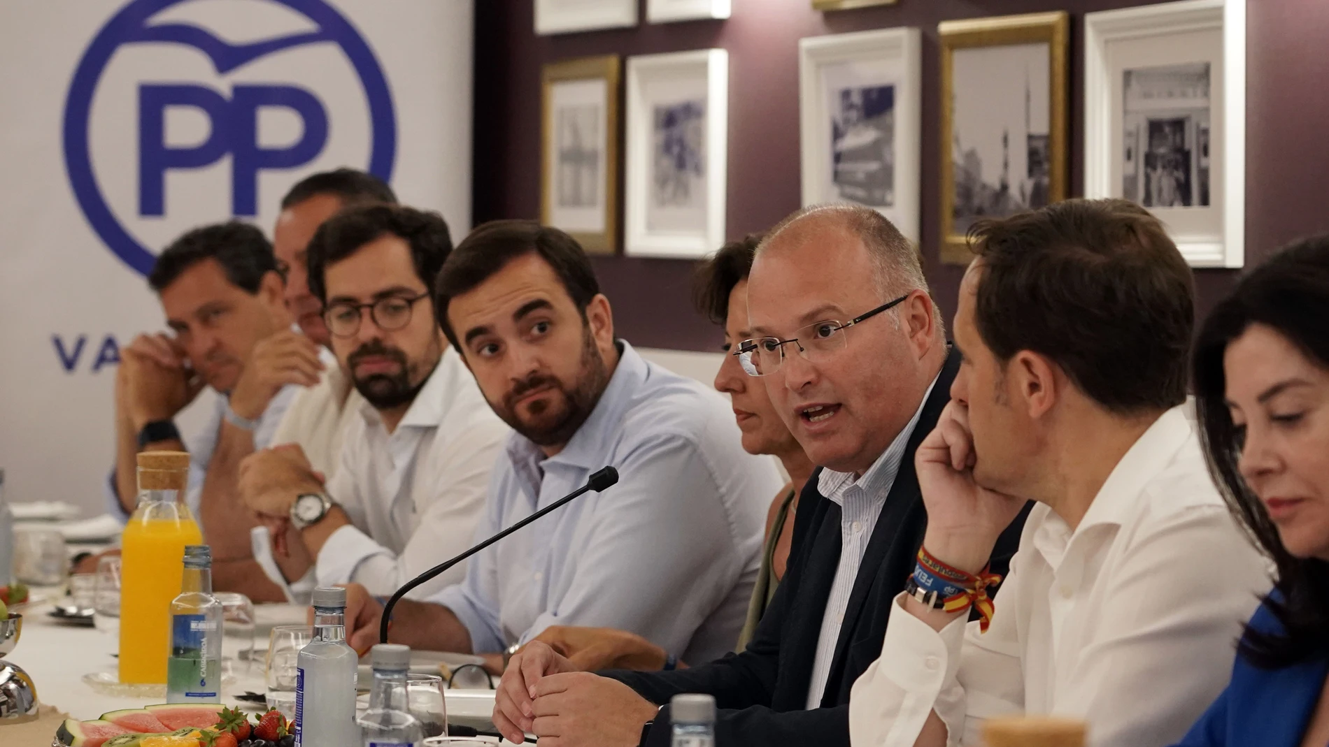 Miguel Tellado participa en un encuentro del PP de Valladolid