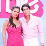 María Pombo y su marido en el estreno de la película.