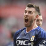 Sergi Enrich con el Real Oviedo