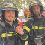 Óscar, Daniel y Daniel, Nuevos Bomberos de Madrid, Rescatan a una Mujer en su Primera Guardia 