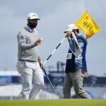 Jon Rahm, durante la segunda jornada del The Open 2023