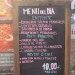 Menú en castellano