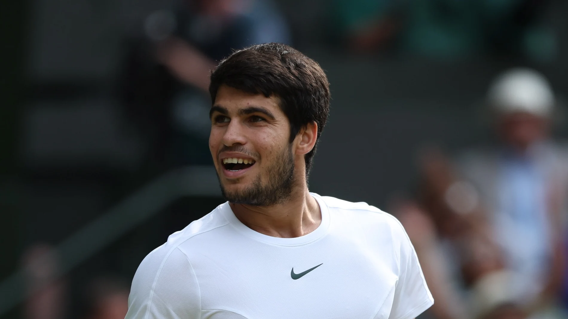 Alcaraz, durante un partido