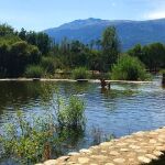El paraje cuenta con tres pozas naturales