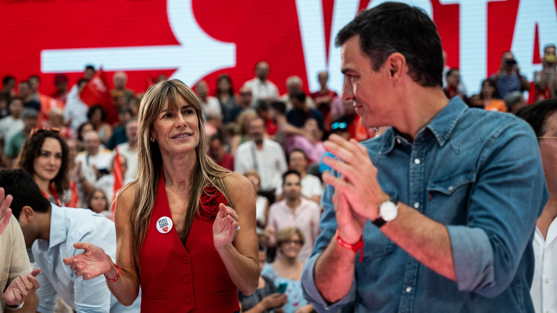 Begoña Gómez y Pedro Sánchez