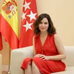 La presidenta madrileña, Isabel Díaz Ayuso