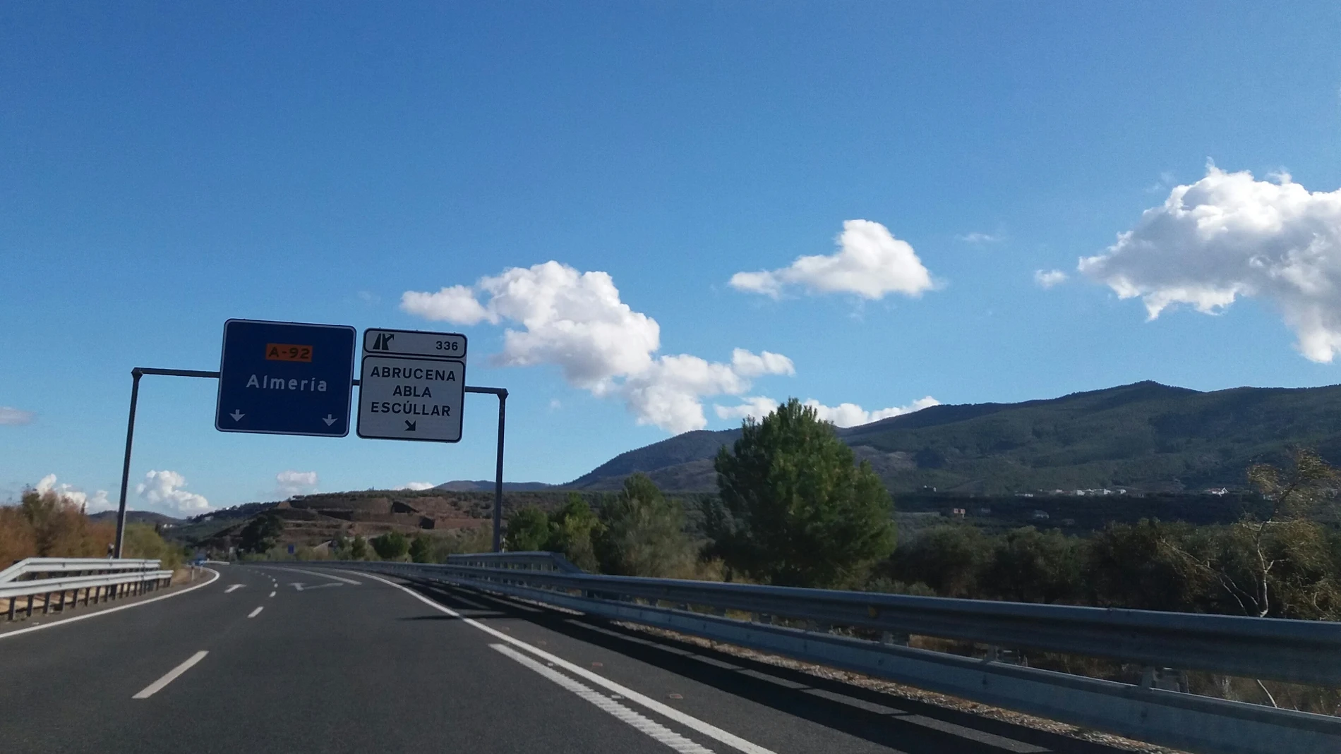 La A-92, una de las principales vías de la comunidad, es de titularidad autonómica