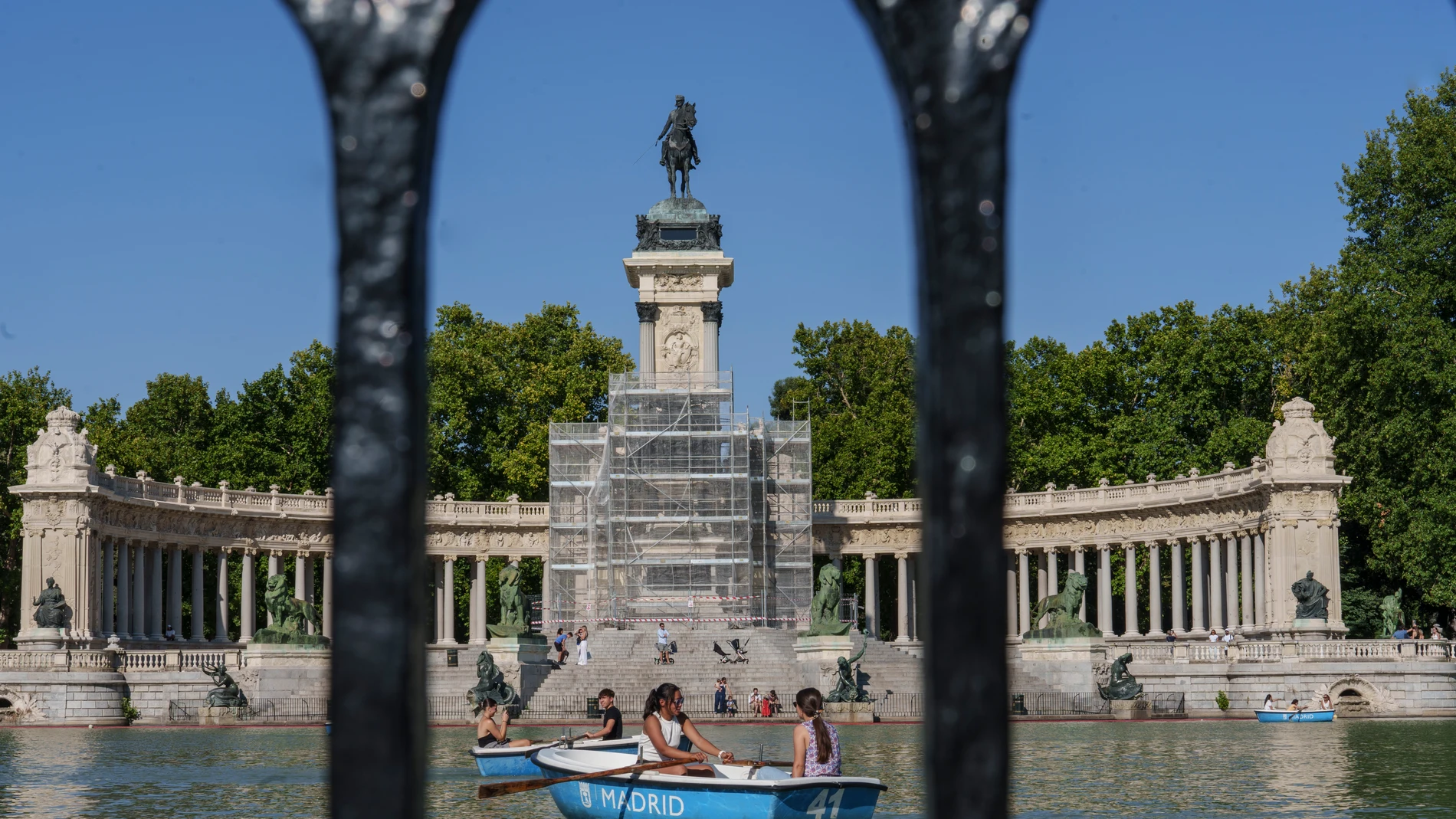 Comienza la restauracin del monumento a Alfonso XII en el Retiro