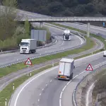 Transportistas en la Autovía A-6