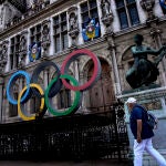 Los anillos olímpicos en París