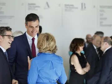 Pedro Sánchez y Félix Bolaños, durante la Inauguración de la Galería de las Colecciones Reales esta semana Pedro Sánchez y Félix Bolaños, durante la Inauguración de la Galería de las Colecciones Reales esta semana