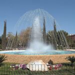 Fuente situada en el Parque de la Compañía del municipio murciano de Molina de Segura