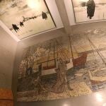 El mural de Gastón Castelló que se exhibe ahora en el museo Boca del Calvari de Benidorm.