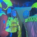 Varios heridos tras el incendio de una vivienda en Puente de Vallecas