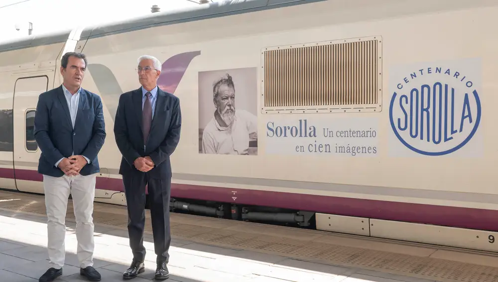 Enrique Varela, director del Museo Sorolla y Antonio Mollá, presidente de la Comisión Permanente de la Fundación Museo Sorolla y bisnieto del pintor