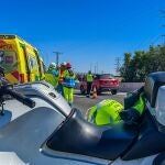 Muere un motorista de 48 años tras salirse de la vía en la A-42 a la altura de Getafe (Madrid)