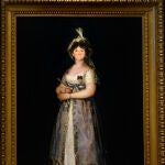 La reina María Luisa de Parma en traje de corte (Goya)