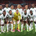 La selección de Zambia, antes de medirse a Costa Rica