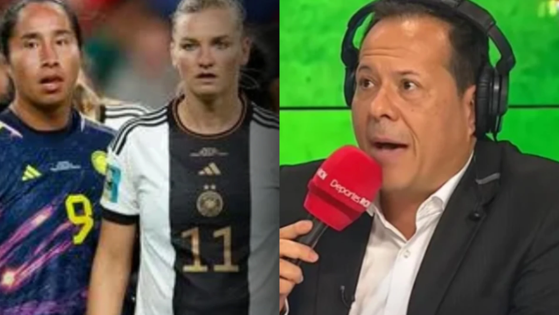 Javier Hernández la lía en el Alemania-Colombia