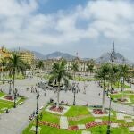 Plaza de armas en Lima, Perú 