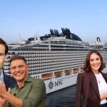 ¿Con qué famosos se irían los españoles de crucero? Esto es lo que dice el estudio de MSC 