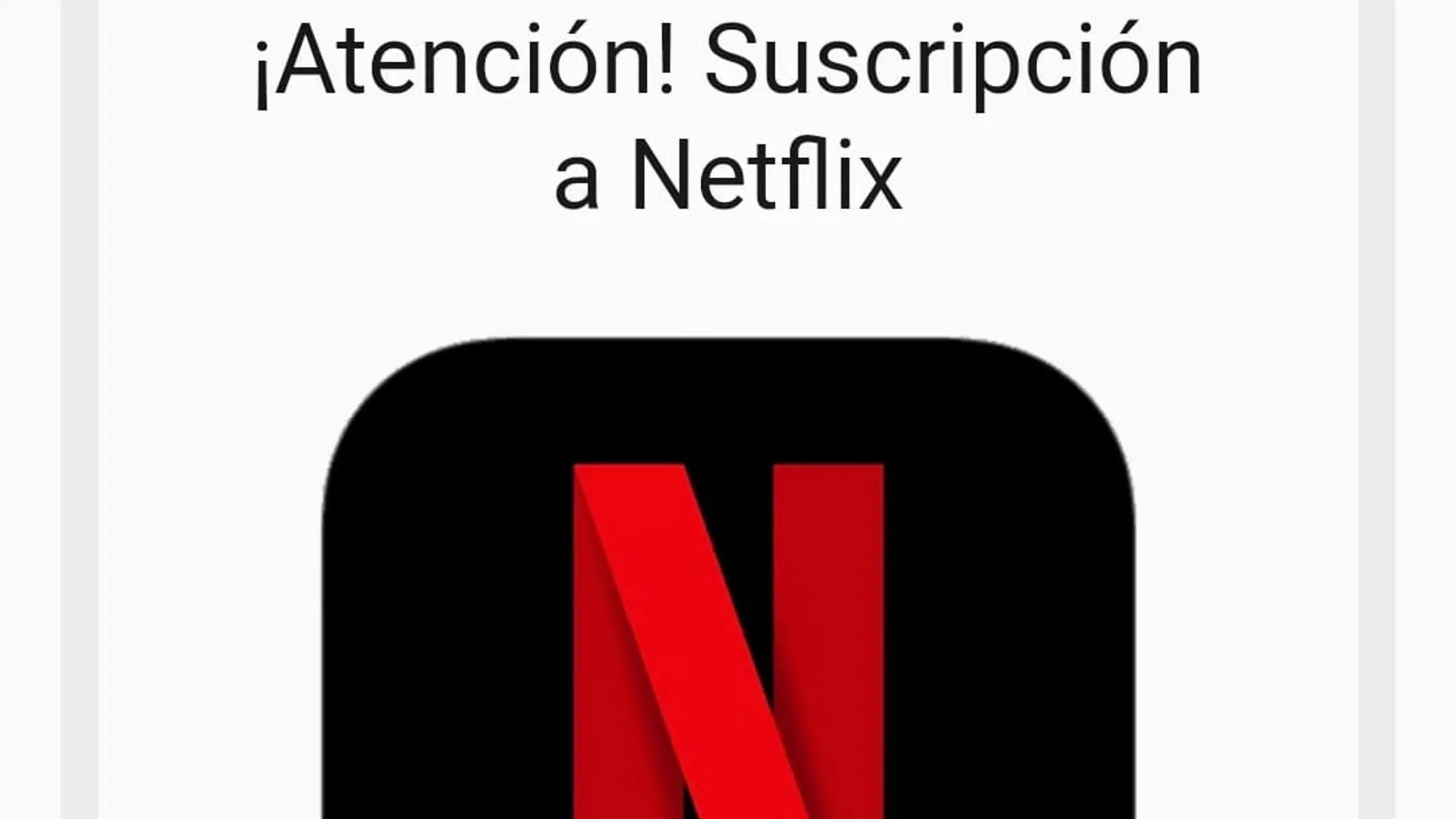 El correo usa el auténtico logo de la plataforma