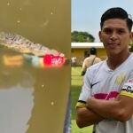 La brutal muerte de un futbolista devorado por un cocodrilo