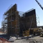 Obras de la línea del AVE Murcia-Almería en el tramo Pulpí-Vera