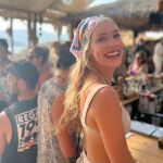 Alejandra Onieva en sus vacaciones.