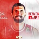 Nikola Mirotic, jugador del Milán hasta 2026