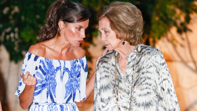 La Reina Letizia y la Reina Sofía
