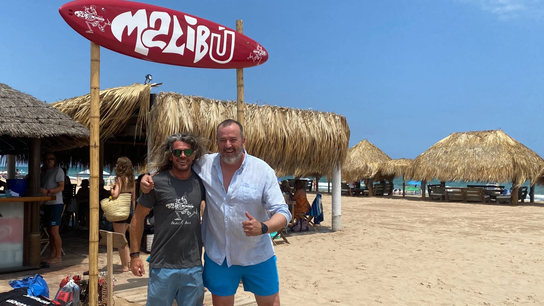 Javier Aparicio en Malibú