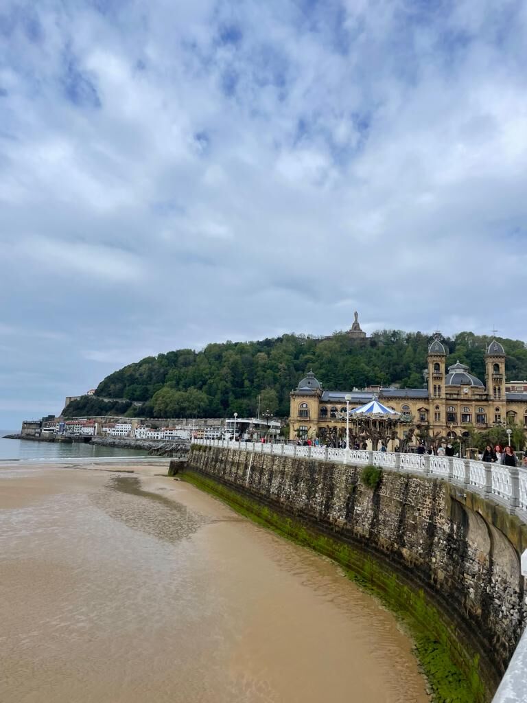 Playa de La Concha en San Sebastián, País Vasco