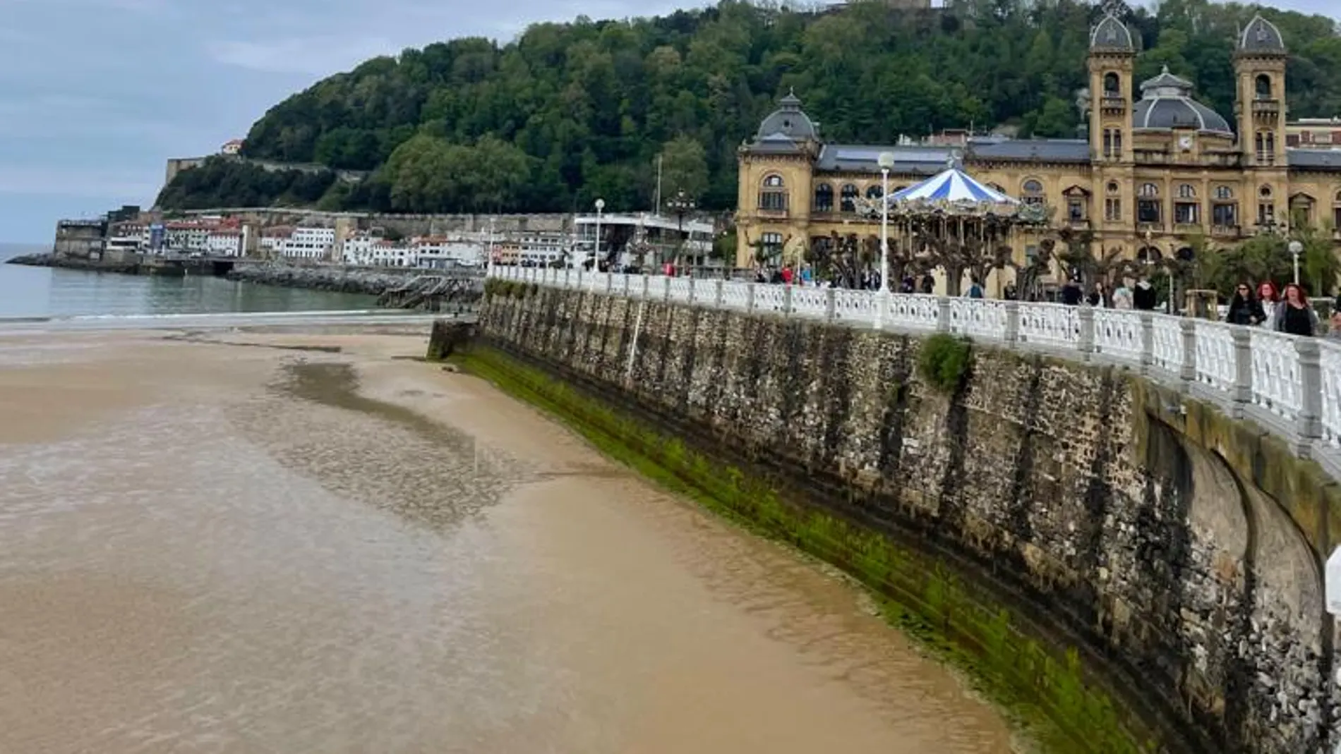 Playa de La Concha en San Sebastián, País Vasco