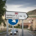 N-122 a su paso por Castrillo de la Vega