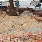 Lugar donde ha aparecido el proyectil