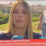 Momento en que un vecino irrumpe con el cártel en 'La hora de La 1'
