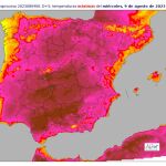 El miércoles 9 de agosto será el día más cálido de esta tercera ola de calor
