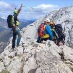 El arduo rescate de un montañero en el Espigüete tras romperse las fibras del gemelo