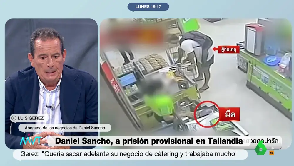 Abogado de Daniel Sancho