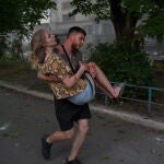 Rocket attack on city of Pokrovsk