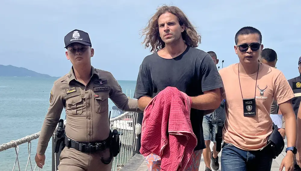 Daniel Sancho, detenido por la policía en Tailandia