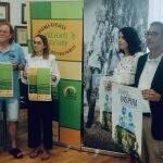  El Diputado del Área de Servicios Sociales, Juan Antonio Obispo(D); y la Diputada de Juventud, Patricia Pérez (2D) en la presetnación del Encuentro Autonómico de Dinamización Rural que se desarrollará entre Astudillo y Aguilar de Campoo (Palencia); en la imagen junto a la presidenta del Consejo de la Juventud Sandra Amez(2I); y al responsable del Centro juvenil Don Bosco de Villamuriel de Cerrato, Santiago Domínguez(I)